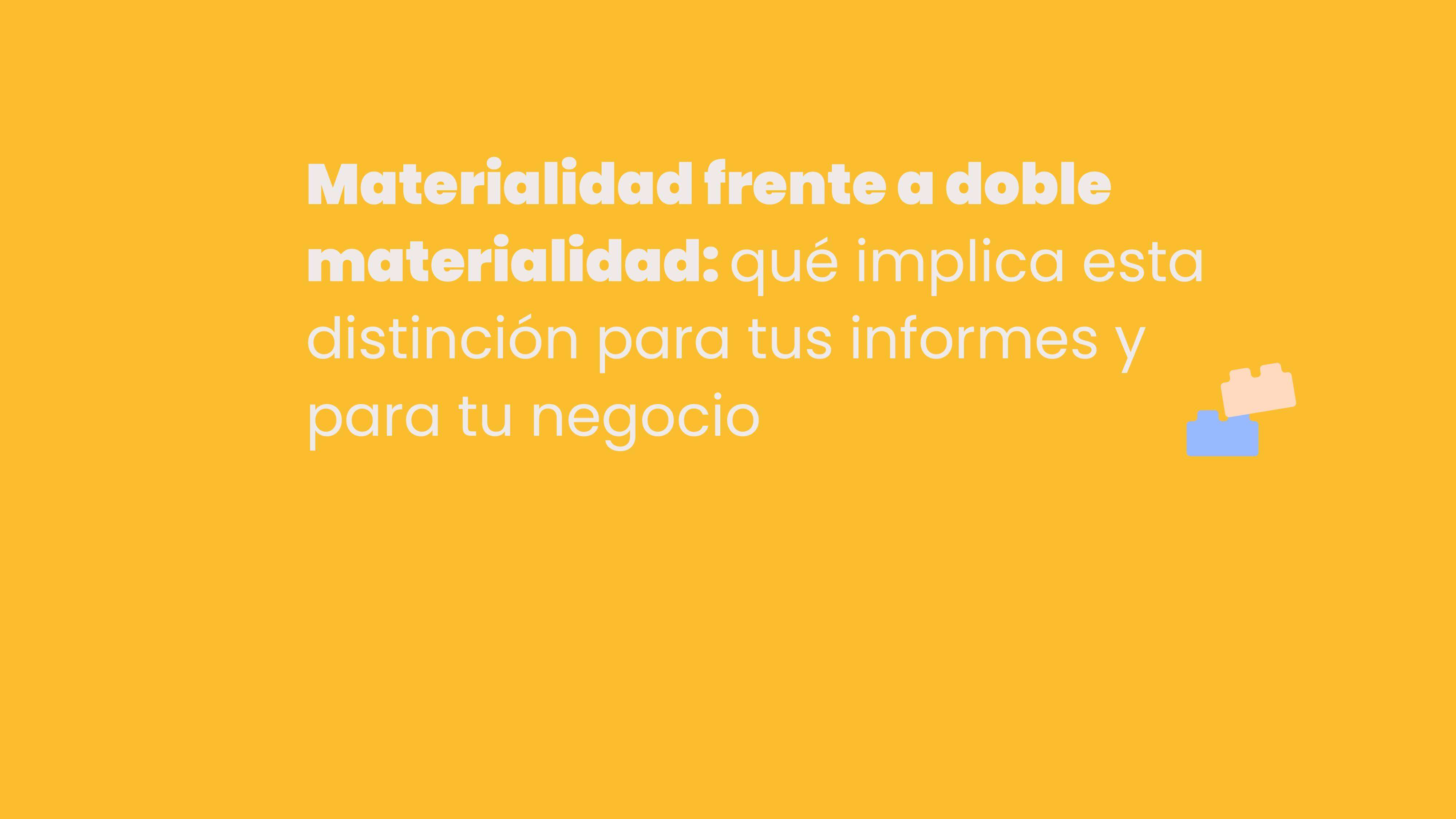 Materialidad