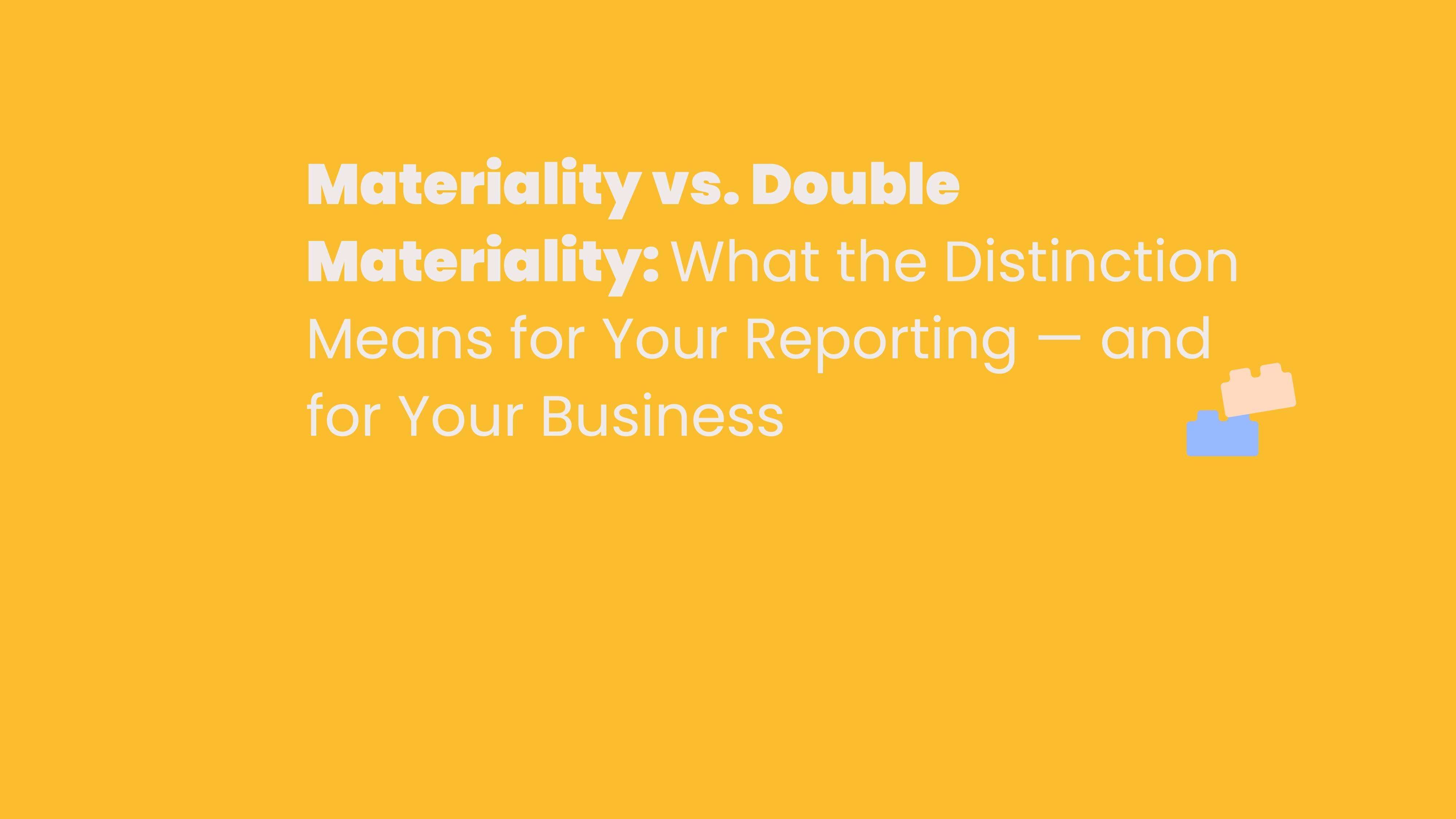 Materiality